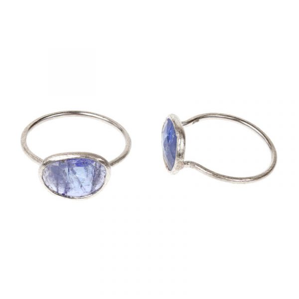 Gaia ring - Silver & Tanzanite